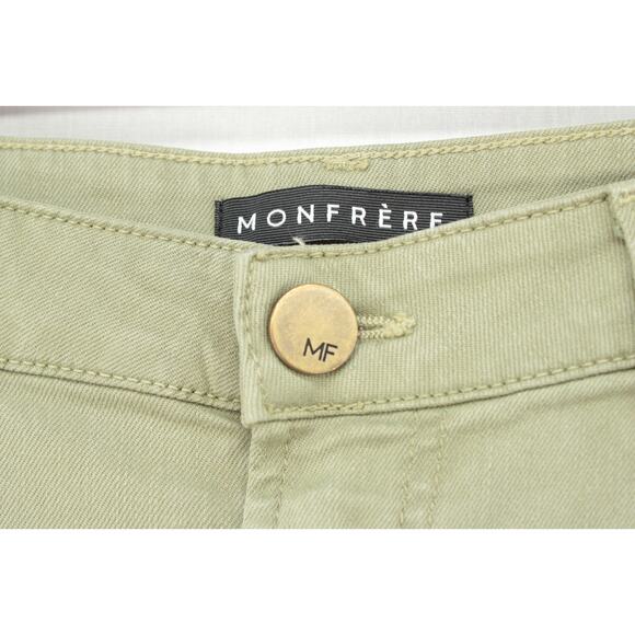 MONFRERE Brando Slim Jeans Men's 34 Green Stretch Modern Mid Rise Street Wear - Picture 5 of 11